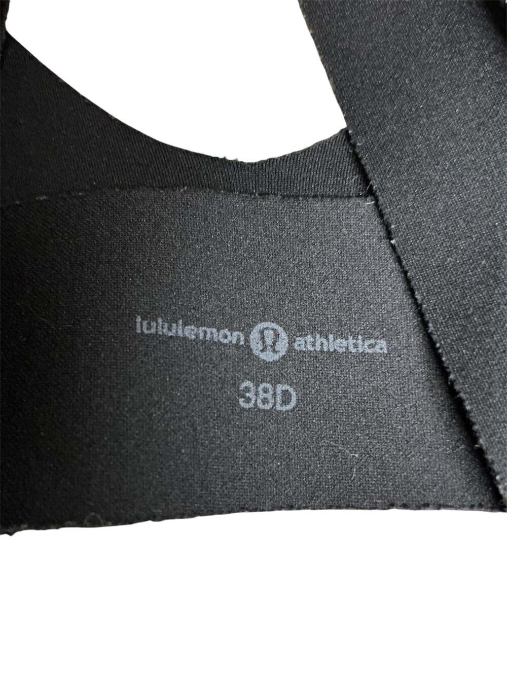 Lululemon Enlite Front Zip Sports Bra Black High Support - Picture 6 of 6